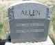 James and Marinda Allen Headstone James and Marinda Allen Headstone